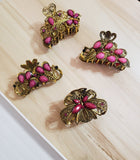 Pink Retro Style Fashion Hair Claws Hair Clips 4 Styles To Choose From