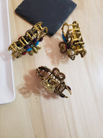 Multicolor Retro Style Fashion Hair Clip/Claws 3 Different Styles To Choose From