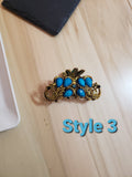 Blue Retro Style Fashion Hair Claws Hair Clips 4 Different Styles To Choose From