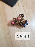 Multicolor Retro Style Fashion Hair Clip/Claws 3 Different Styles To Choose From