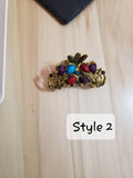 Multicolor Retro Style Fashion Hair Clip/Claws 3 Different Styles To Choose From