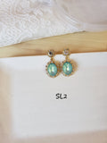 Crystal Rhinestone Boutique Drop Earrings 4 Styles To Choose From