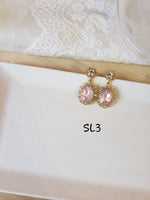 Crystal Rhinestone Boutique Drop Earrings 4 Styles To Choose From