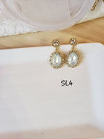 Crystal Rhinestone Boutique Drop Earrings 4 Styles To Choose From