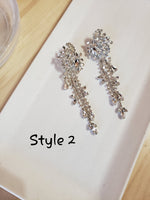 Rhinstone Boutique Wedding Statement Dangle Earrings 4 Styles To Choose From