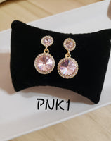 Rhinestone Crystal Boutique Drop Earrings 6 Styles To Choose From