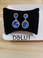 Rhinestone Crystal Boutique Drop Earrings 6 Styles To Choose From