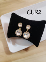 Rhinestone Crystal Boutique Drop Earrings 6 Styles To Choose From