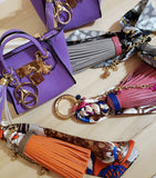 Wholesale Fashion Tassel And Mini Purse Keychains 6 Random Pieces