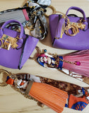 Wholesale Fashion Tassel And Mini Purse Keychains 6 Random Pieces