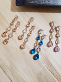 Boutique Crystal Rhinestone Dangle Earrings 4 Styles to Choose From