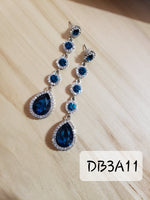 Boutique Drop Down Rhinestone Crystal Earrings 3 Styles to Choose From