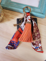 Tassel Fashion Synthetic Leather Keychain Purse Charm