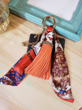 Tassel Fashion Synthetic Leather Keychain Purse Charm