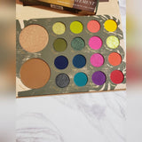 Make A Statement 18 Color Shadow Face Palette Kara Beauty