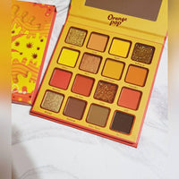 Kara Beauty Orange Pop 16 Color Eyeshadow Palette