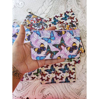 Butterfly Mini Coin Purses Bundle of 6 Pieces