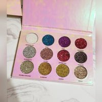 Prolux Rainbow Lite Body Glitter 12 Color Palette