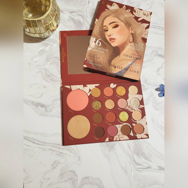 Kara Beauty Poetry Of Love 18 Color Face Shadow Palette