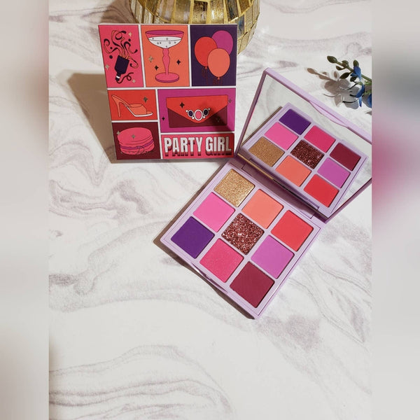 Party Girl From Kara Beauty 9 Color Eyeshadow Palette