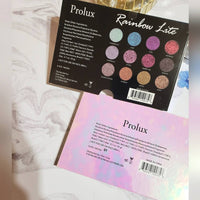 Prolux Rainbow Lite Body Glitter 12 Color Palette